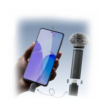 Ulanzi WM-10-T - USB-C, mikrofon, użycie